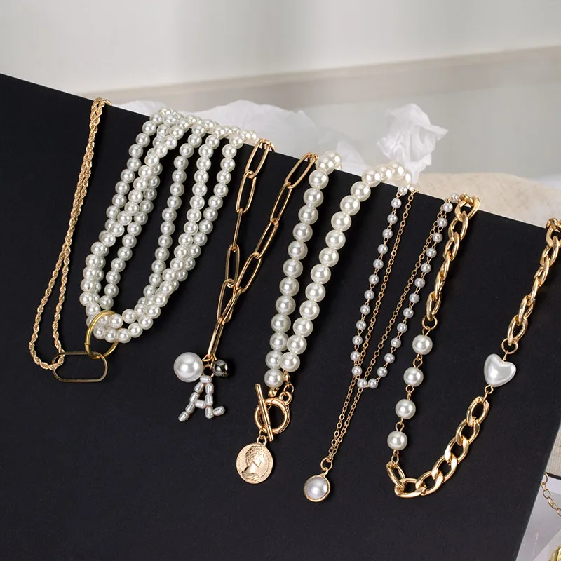 Punk Lrregular Pearl Chain Choker Necklace For Women Asymmetric Lock Pearl Pendant Necklaces 2023 Trend Jewelry Gifts
Punk Lrregular Pearl Chain Choker Necklace For Women Asymmetric Lock Pearl Pendant Necklaces 2023 Trend Jewelry Gifts