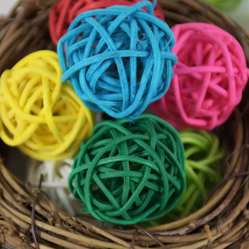 20pcs 3cm Mutil Color Wedding Rattan Ball Decoration for Christmas Party Birthday Home Decoration DIY Craft Supplies
20pcs 3cm Mutil Color Wedding Rattan Ball Decoration for Christmas Party Birthday Home Decoration DIY Craft Supplies