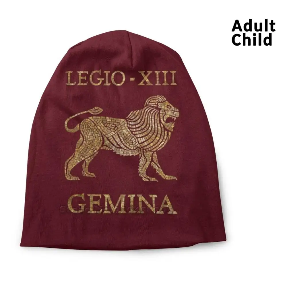 Legio Xiii Geminia-Vintage Gold Knitted Cap Casual Beanies Hip-Hop Hat Roman Empire Legio Xiii Gemina Lion Military Mosaic
Legio Xiii Geminia-Vintage Gold Knitted Cap Casual Beanies Hip-Hop Hat Roman Empire Legio Xiii Gemina Lion Military Mosaic