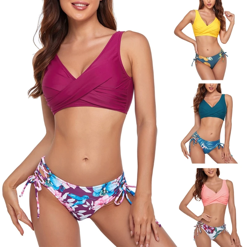 Women Sexy 2 Pieces Bikini Set Beachwear Swimwear Backless Bra Thong Swimsuit Bathing Suit
Women Sexy 2 Pieces Bikini Set Beachwear Swimwear Backless Bra Thong Swimsuit Bathing Suit