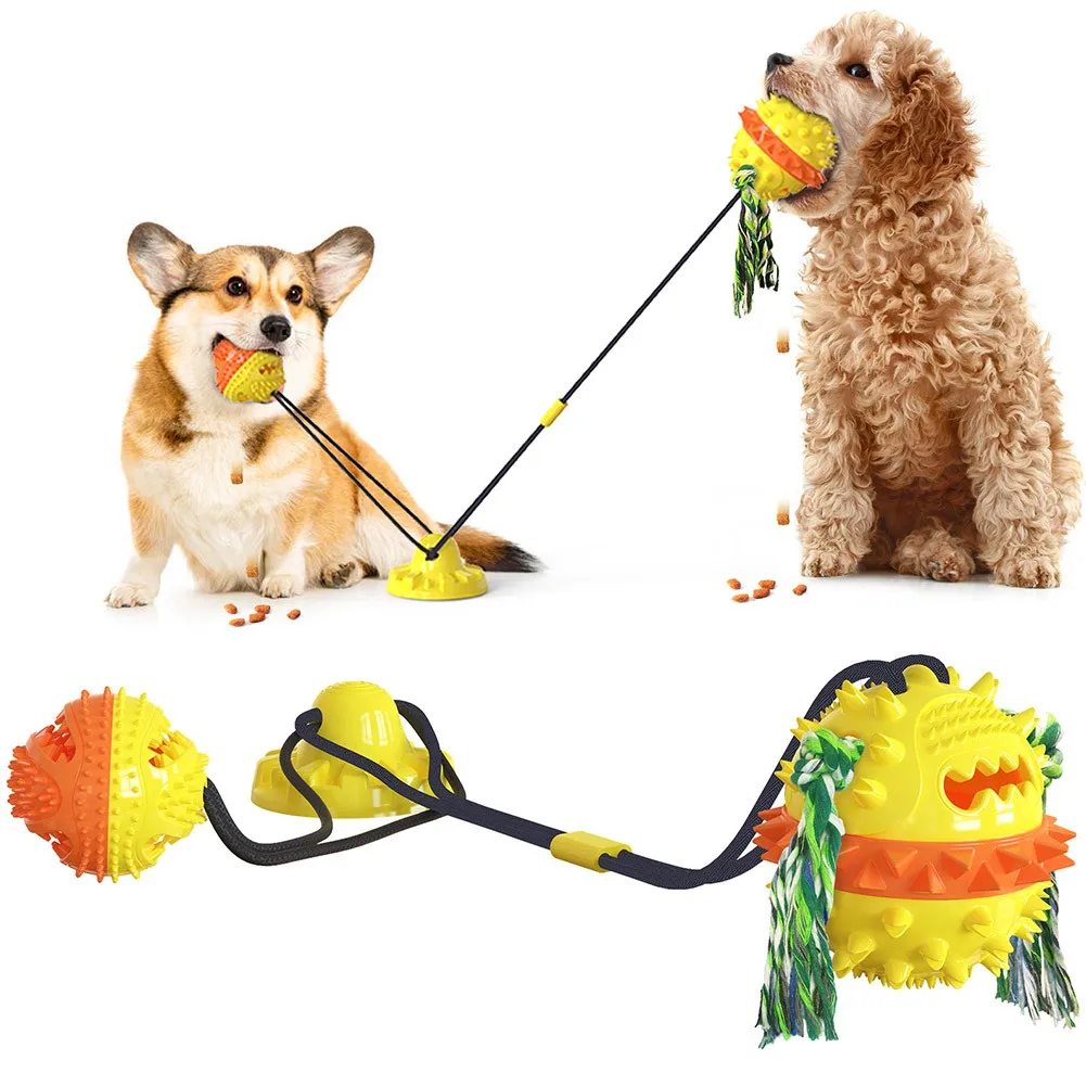 Pet Dog Powerful Sucker Molar Teeth Resistant Interactive Suction TPR Toys Pet Molar Bite Toy Elastic Ropes Chew Pet Toys
Pet Dog Powerful Sucker Molar Teeth Resistant Interactive Suction TPR Toys Pet Molar Bite Toy Elastic Ropes Chew Pet Toys