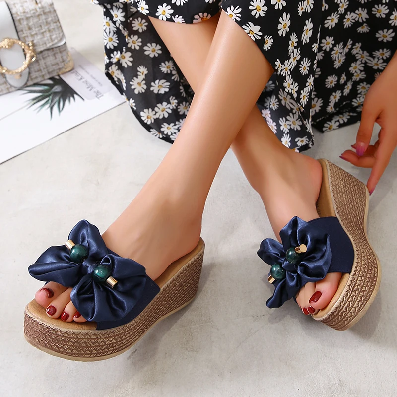 Women Sandals Platform Sandals Shoes Women Bow 2021 Summer Sandals Slipper Indoor Outdoor Flip-flops Beach Shoes Female Slippers
Women Sandals Platform Sandals Shoes Women Bow 2021 Summer Sandals Slipper Indoor Outdoor Flip-flops Beach Shoes Female Slippers