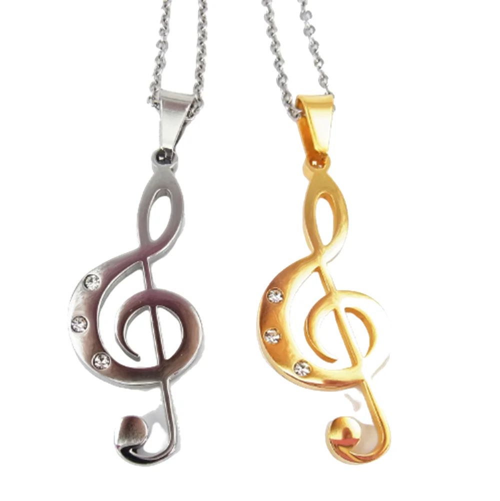 100% Stainless Steel Love Rhythm Note Pendant Necklace For Women Corrente Masculina Ouro Verdadeiro Acier Inoxydable Bijoux
100% Stainless Steel Love Rhythm Note Pendant Necklace For Women Corrente Masculina Ouro Verdadeiro Acier Inoxydable Bijoux
