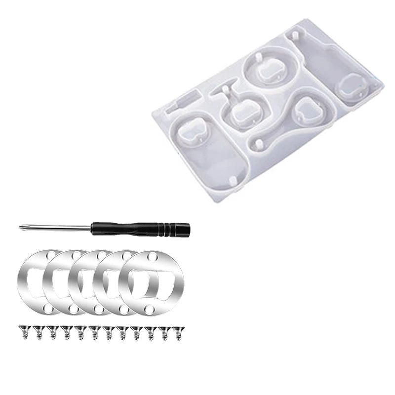 Bottle Opener Resin Molds Kit, Beer Opener Silicone Molds for Epoxy, Resin Jewelry Casting Molds for Wine Corkscrew
Bottle Opener Resin Molds Kit, Beer Opener Silicone Molds for Epoxy, Resin Jewelry Casting Molds for Wine Corkscrew