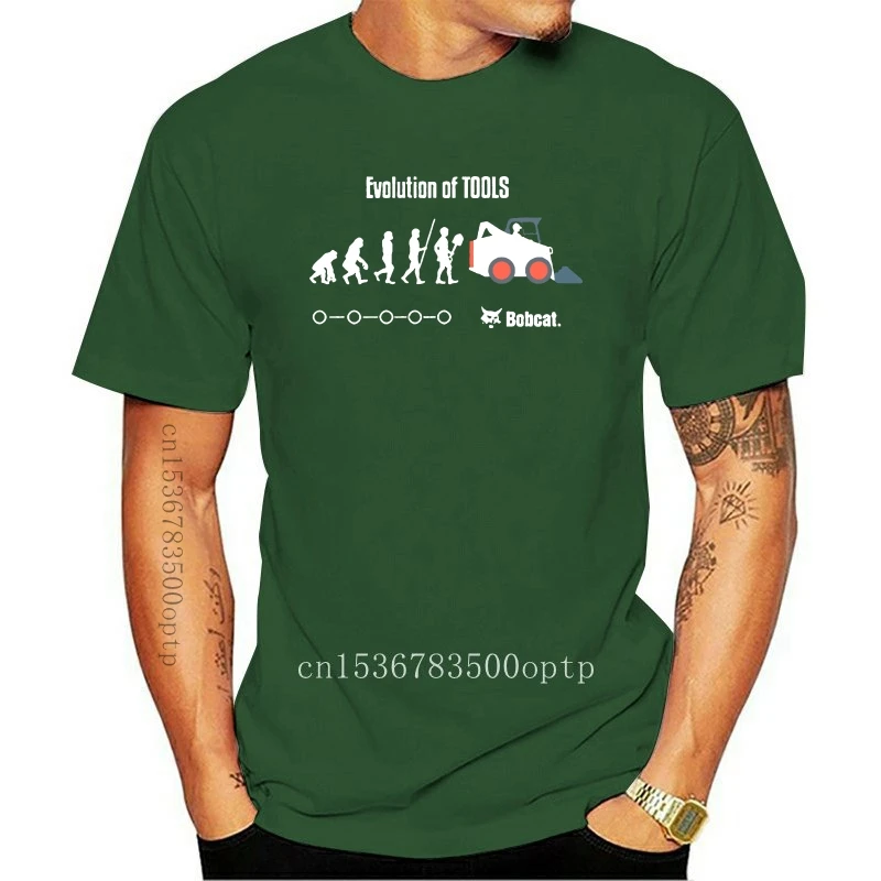 New Classic Evolution Of Tools Bobcat Tractor Heavy Equipment T Shirt Mens Tops 011023
New Classic Evolution Of Tools Bobcat Tractor Heavy Equipment T Shirt Mens Tops 011023