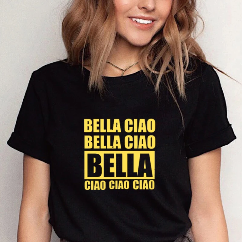 Money Heist La Casa De Papel T Shirt Women Men Cotton Tops Bella Ciao Summer Short-sleev Unisex Hipster Streetwear Tee
Money Heist La Casa De Papel T Shirt Women Men Cotton Tops Bella Ciao Summer Short-sleev Unisex Hipster Streetwear Tee