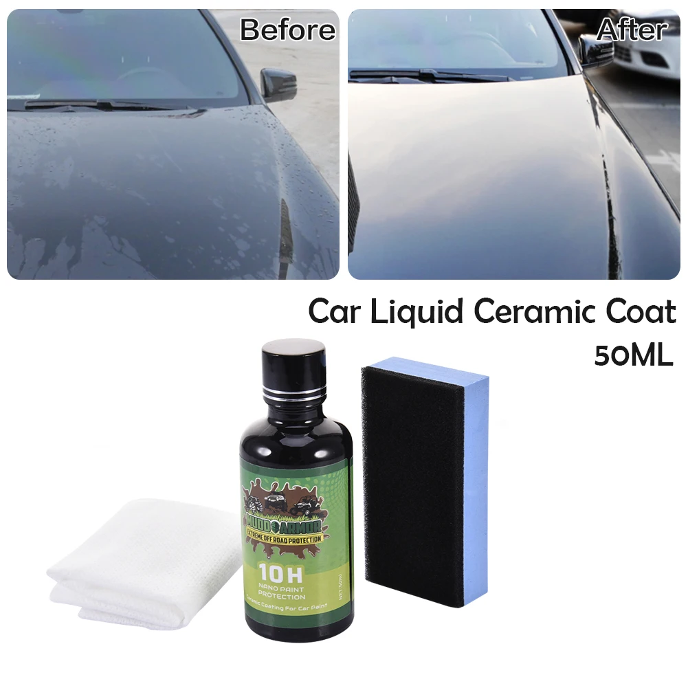 50ml Ceramic Car Coating Paint Care Nano Hydrophobic Coating Waterproof Anti-scratch Polish Wax car accessories 2021
50ml Ceramic Car Coating Paint Care Nano Hydrophobic Coating Waterproof Anti-scratch Polish Wax car accessories 2021