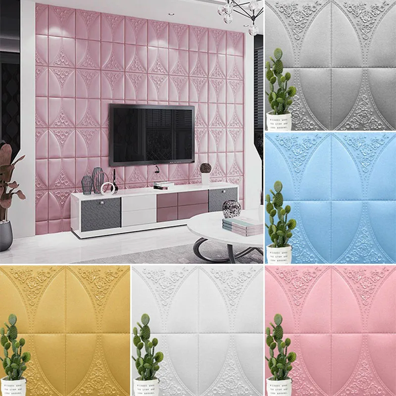 70*70cm 3D Ceiling Wall Stickers Soundproof Self-Adhesive Roof Sticker TV Background Decorative for Living Bedroom PVC Wallpaper
70*70cm 3D Ceiling Wall Stickers Soundproof Self-Adhesive Roof Sticker TV Background Decorative for Living Bedroom PVC Wallpaper