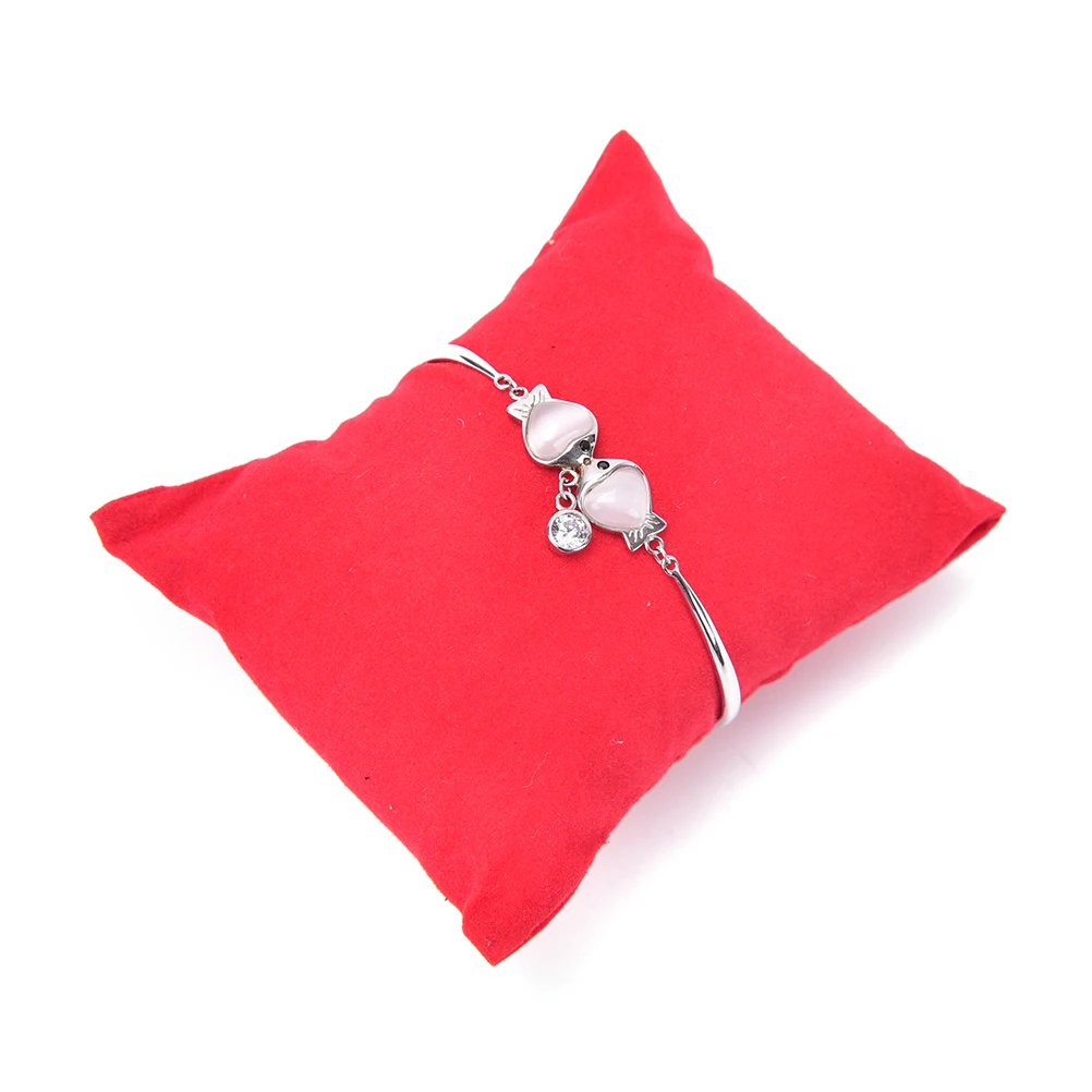 5 шт. ювелирный браслет подушка для браслетов дисплей держатель 8x9 см часы Подушки
