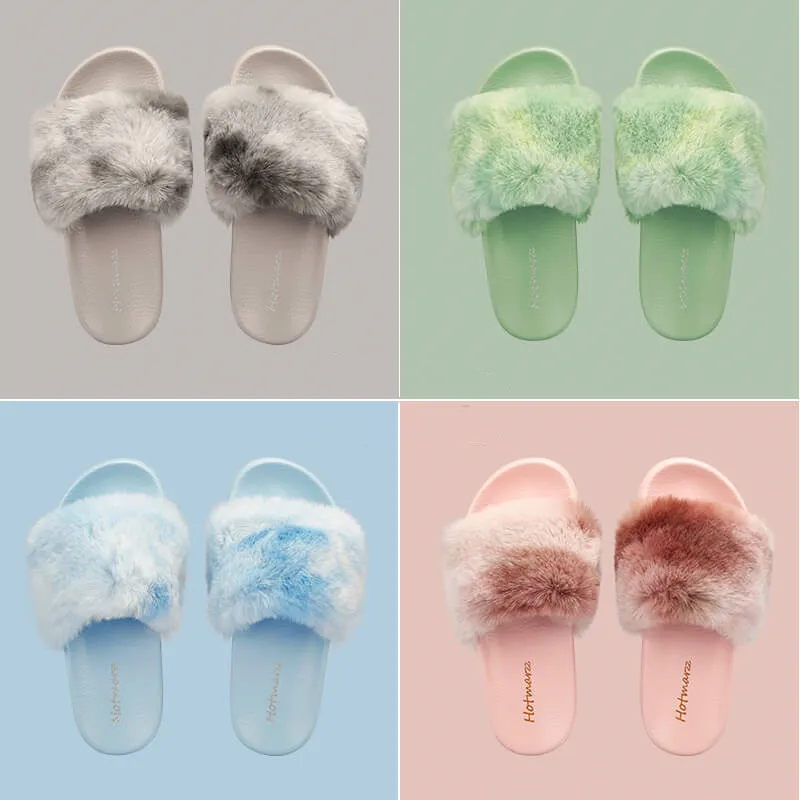 Ladies furry flip flops outer wear slippers casual non-slip sandals and slippers
Ladies furry flip flops outer wear slippers casual non-slip sandals and slippers