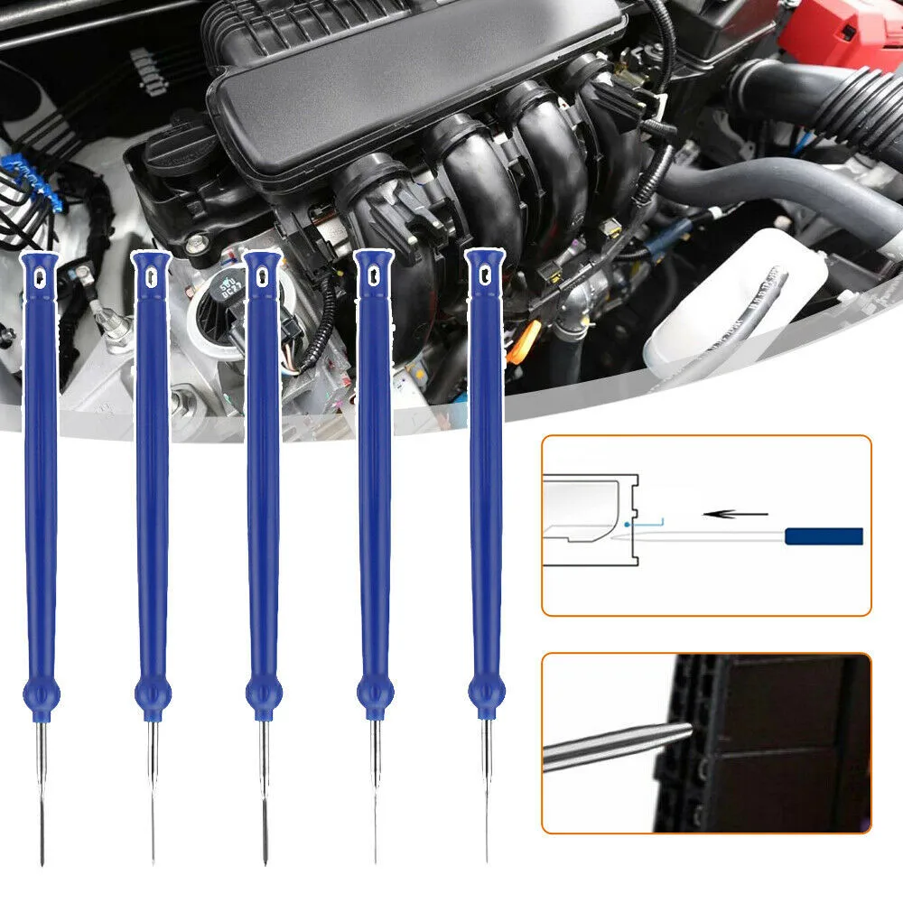5pc Car Auto Wiring Harness Terminal Socket Plug Pin Removal Dismount Tool Kit Wire Terminal Removal Tool Kit
5pc Car Auto Wiring Harness Terminal Socket Plug Pin Removal Dismount Tool Kit Wire Terminal Removal Tool Kit