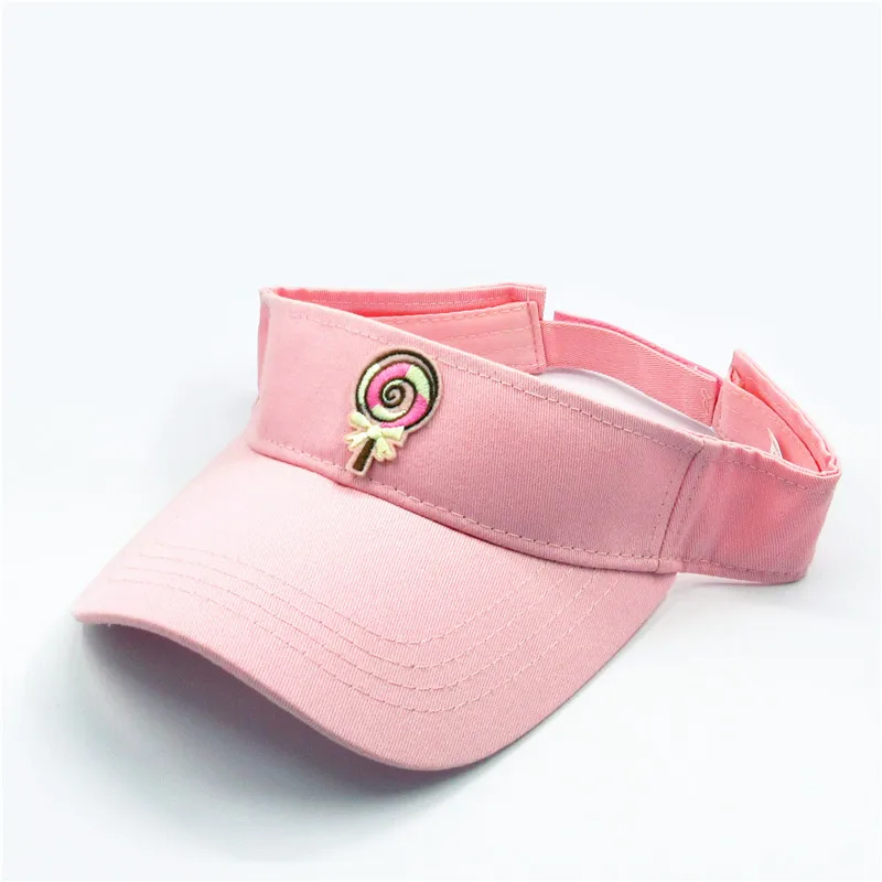 Lollipop embroidery Visors Baseball Cap Adjustable Snapback cap for men and women 186 
Lollipop embroidery Visors Baseball Cap Adjustable Snapback cap for men and women 186