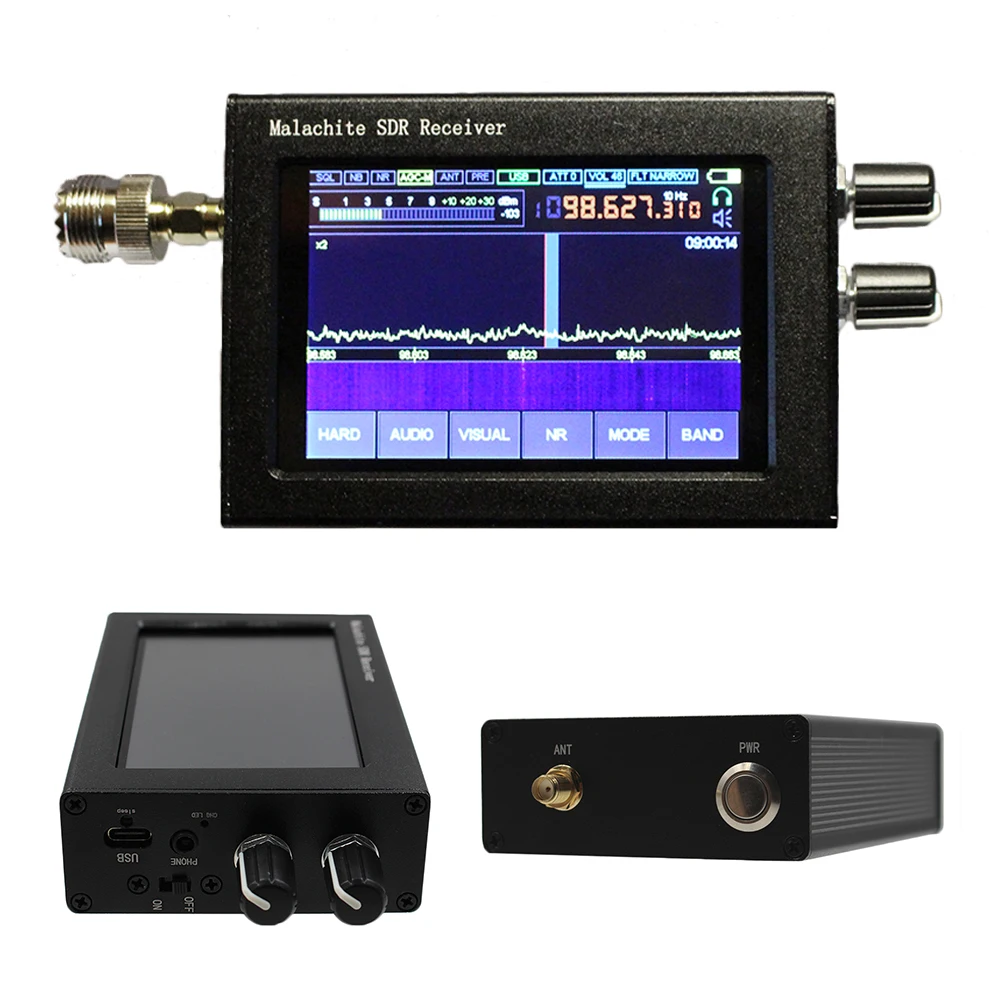 

Officia V1.10a 50Khz-2GHz Register code Malachite SDR Radio Malahit 3.5" LCD DSP SDR Receiver Support Online DFU update