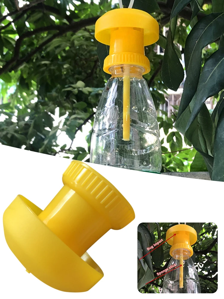 Garden Fruit Fly Trap Killer Plastic Trap Catcher Insect Control Farm Orchard Fruit Fly Trap Cap Can Matched With Water Bottle
Garden Fruit Fly Trap Killer Plastic Trap Catcher Insect Control Farm Orchard Fruit Fly Trap Cap Can Matched With Water Bottle