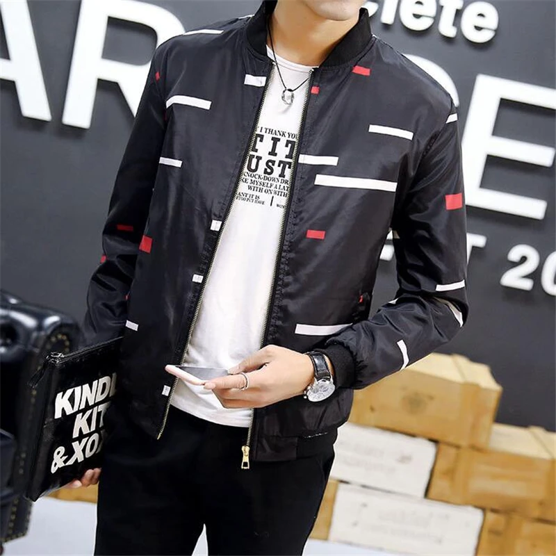 Pop Spring Autumn Men's Thin Jackets Solid Fashion Coats Male Casual Slim Stand Collar Print Bomber Jacket Men Overcoat 4XL
Pop Spring Autumn Men's Thin Jackets Solid Fashion Coats Male Casual Slim Stand Collar Print Bomber Jacket Men Overcoat 4XL