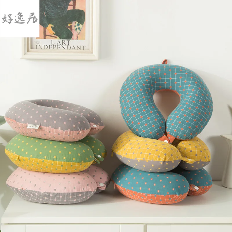 Soft Elastic Memory Cotton U-shaped Travel Neck Pillow With Multi-color Options And Fashionable Color Contrast Plaid Promotion
Soft Elastic Memory Cotton U-shaped Travel Neck Pillow With Multi-color Options And Fashionable Color Contrast Plaid Promotion
