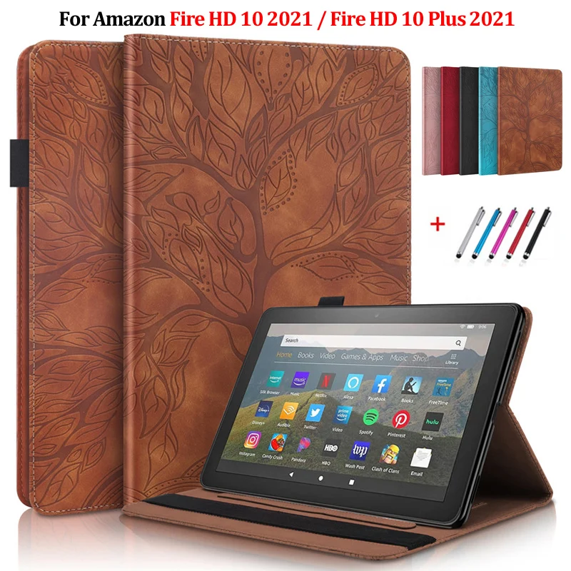Чехол для планшета Fire HD 10 2021, чехол 11-го поколения с тисненым деревом, флип-чехол для Amazon Fire HD 10 Plus Fire HD 10, чехол 2021
Чехол для планшета Fire HD 10 2021, чехол 11-го поколения с тисненым деревом, флип-чехол для Amazon Fire HD 10 Plus Fire HD 10, чехол 2021