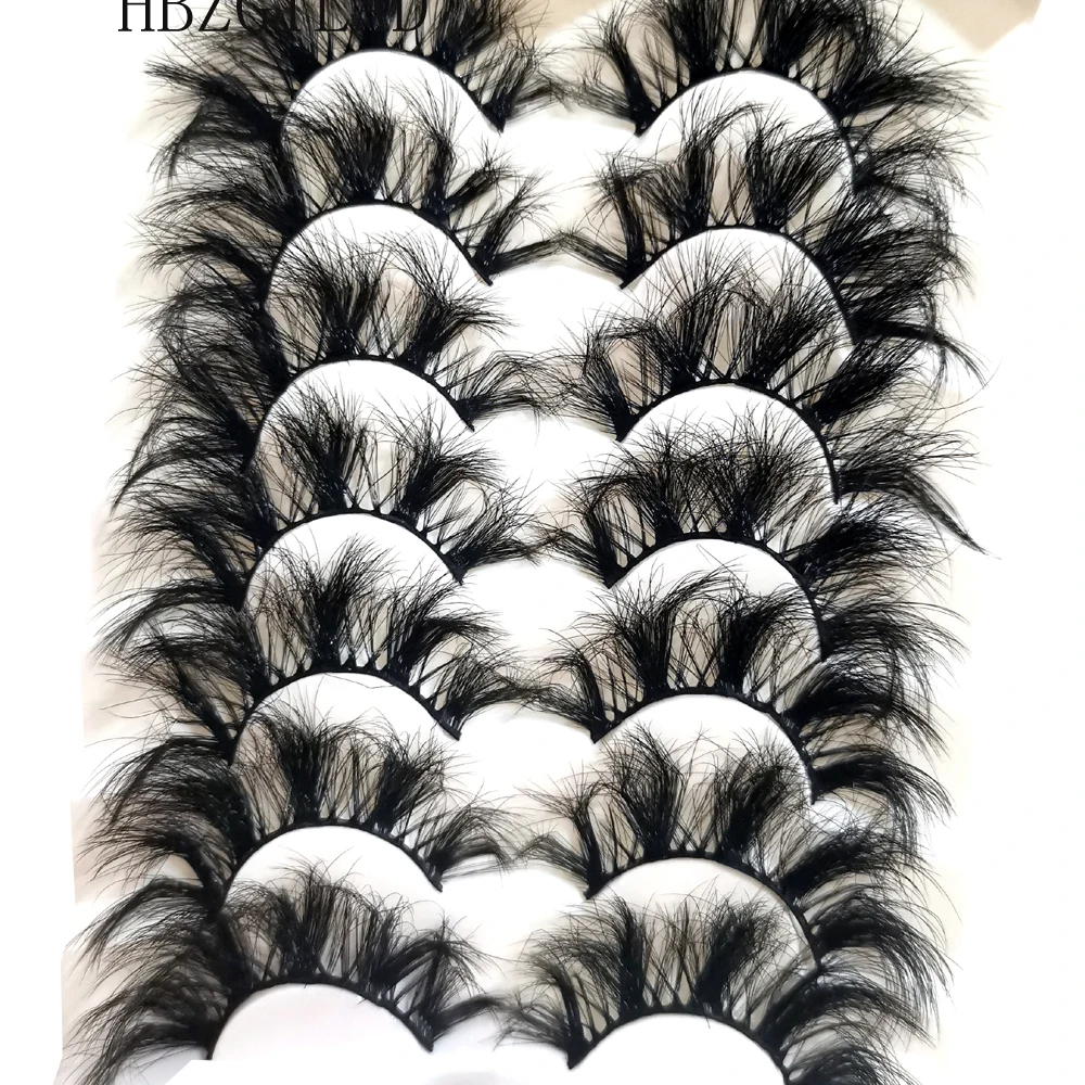 New Hot 7 Pair 3D Mink Lashes Cruelty Free Eyelashes 25mm Lashes Fluffy Messy Natural Long Thick False Eyelashes Extension
New Hot 7 Pair 3D Mink Lashes Cruelty Free Eyelashes 25mm Lashes Fluffy Messy Natural Long Thick False Eyelashes Extension