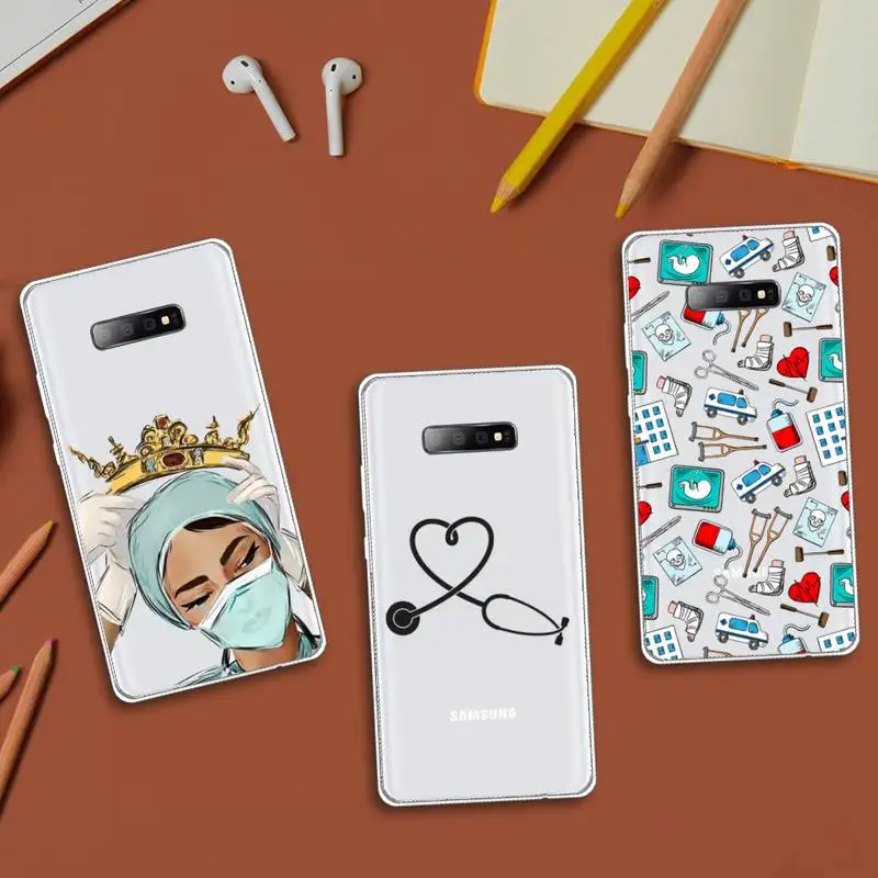 Nurse Medicine Doctor cartoon Phone Case Transparent For Samsung Galaxy S Note 8 9 11 20 10 Pro E LITE P Plus A81
Nurse Medicine Doctor cartoon Phone Case Transparent For Samsung Galaxy S Note 8 9 11 20 10 Pro E LITE P Plus A81