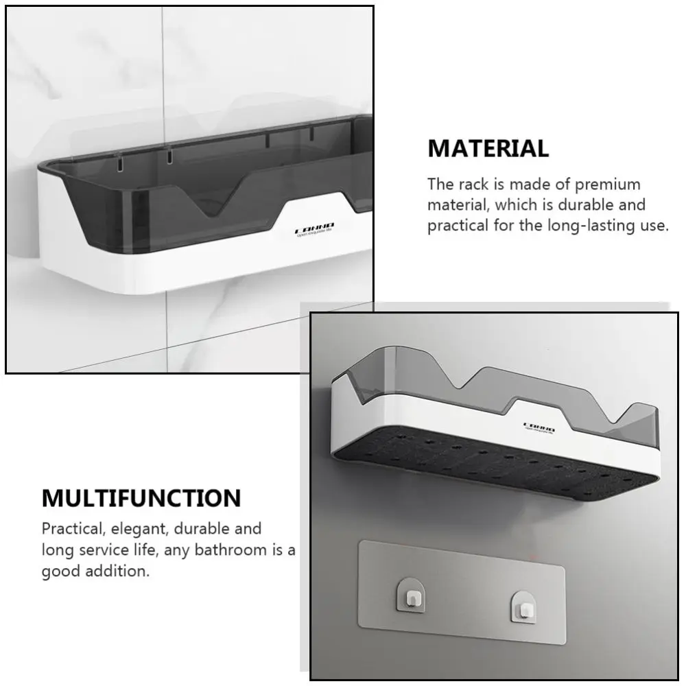 1Pc Bathroom Toiletry Shelf Wall-mounted Cosmetic Rack Storage Rack (Gray)
1Pc Bathroom Toiletry Shelf Wall-mounted Cosmetic Rack Storage Rack (Gray)