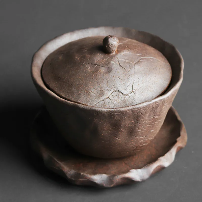 Handmade craft Sancai gaiwanyan clay material Kung Fu tea ceremony wide mouth hand hold tea bowl
Handmade craft Sancai gaiwanyan clay material Kung Fu tea ceremony wide mouth hand hold tea bowl