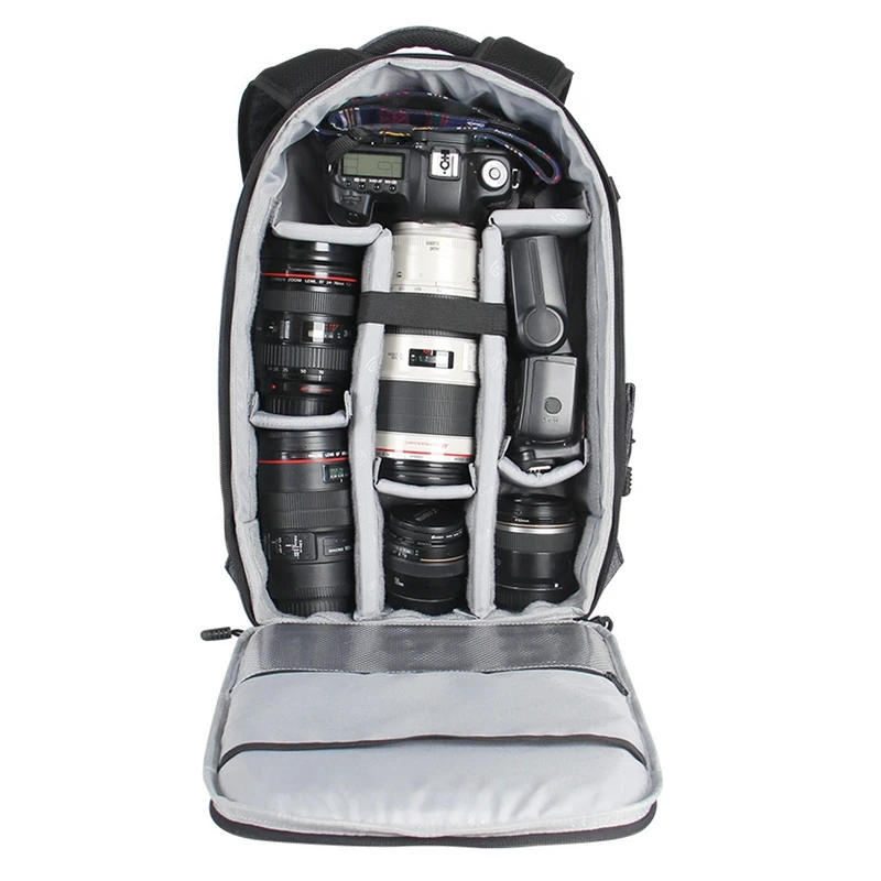 EIRMAI D3260 SLR Camera Storage Bag, Casual Fashion Multi-Function Large-Capacity Anti-Theft Digital Camera Bag Gray
EIRMAI D3260 SLR Camera Storage Bag, Casual Fashion Multi-Function Large-Capacity Anti-Theft Digital Camera Bag Gray