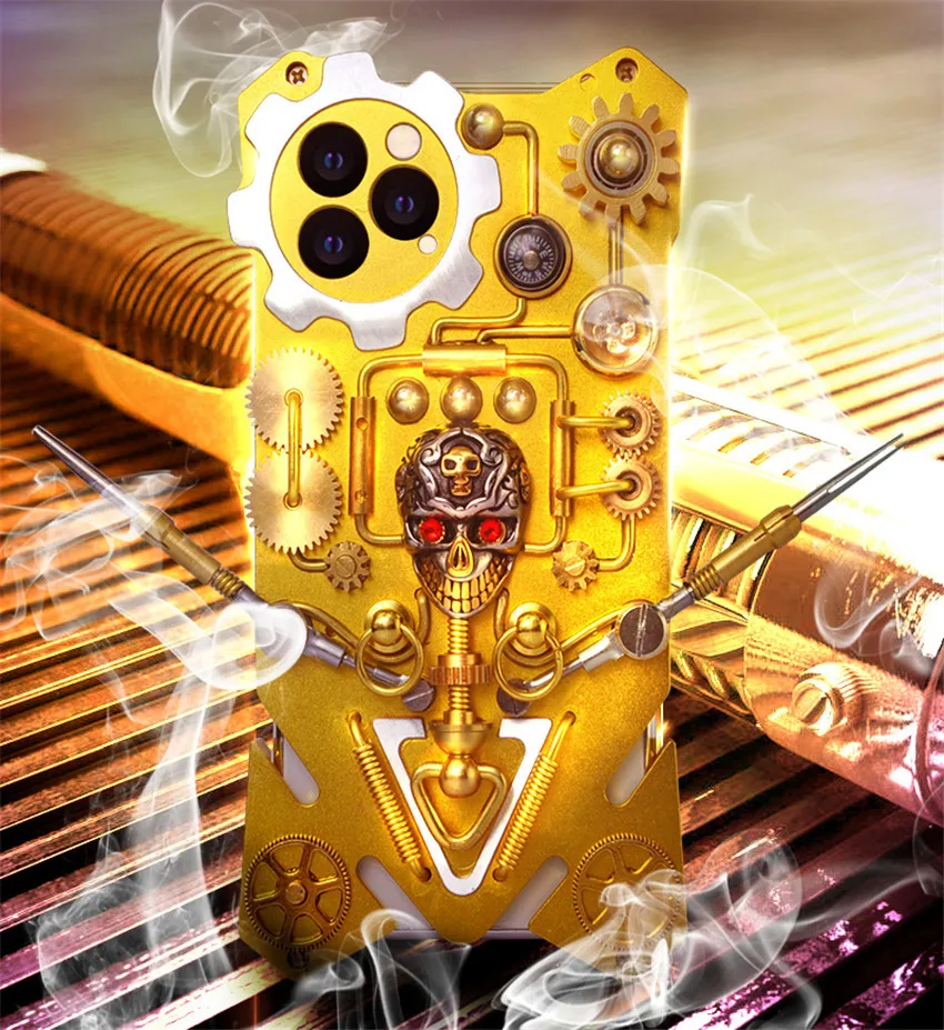 For iPhone 11 Phone Case iPhone11 Gothic Full Metal Mechanical Gear Armor Case For iPhone 11 Pro XR XS Max 8 plus 7 plus Coque
For iPhone 11 Phone Case iPhone11 Gothic Full Metal Mechanical Gear Armor Case For iPhone 11 Pro XR XS Max 8 plus 7 plus Coque