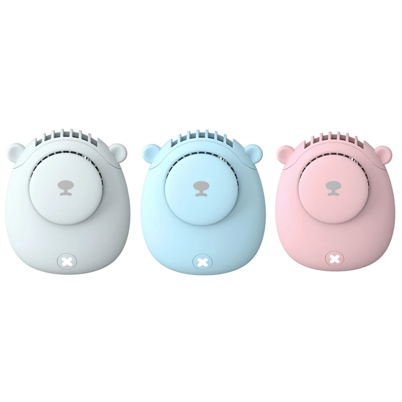 Portable Cute Bear Hanging Fan USB Personal Mini Fan Necklace 3 Speed Mute Air Cooler for Outdoor Office Travel
Portable Cute Bear Hanging Fan USB Personal Mini Fan Necklace 3 Speed Mute Air Cooler for Outdoor Office Travel