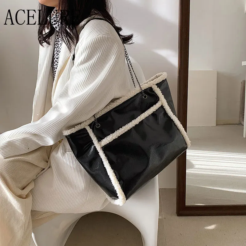 ACELURE Winter Shopping High Capacity Bag Handbag Female Solid Color PU Leather Shoulder Bucket Bag Large Capacity Crossbody Bag
ACELURE Winter Shopping High Capacity Bag Handbag Female Solid Color PU Leather Shoulder Bucket Bag Large Capacity Crossbody Bag