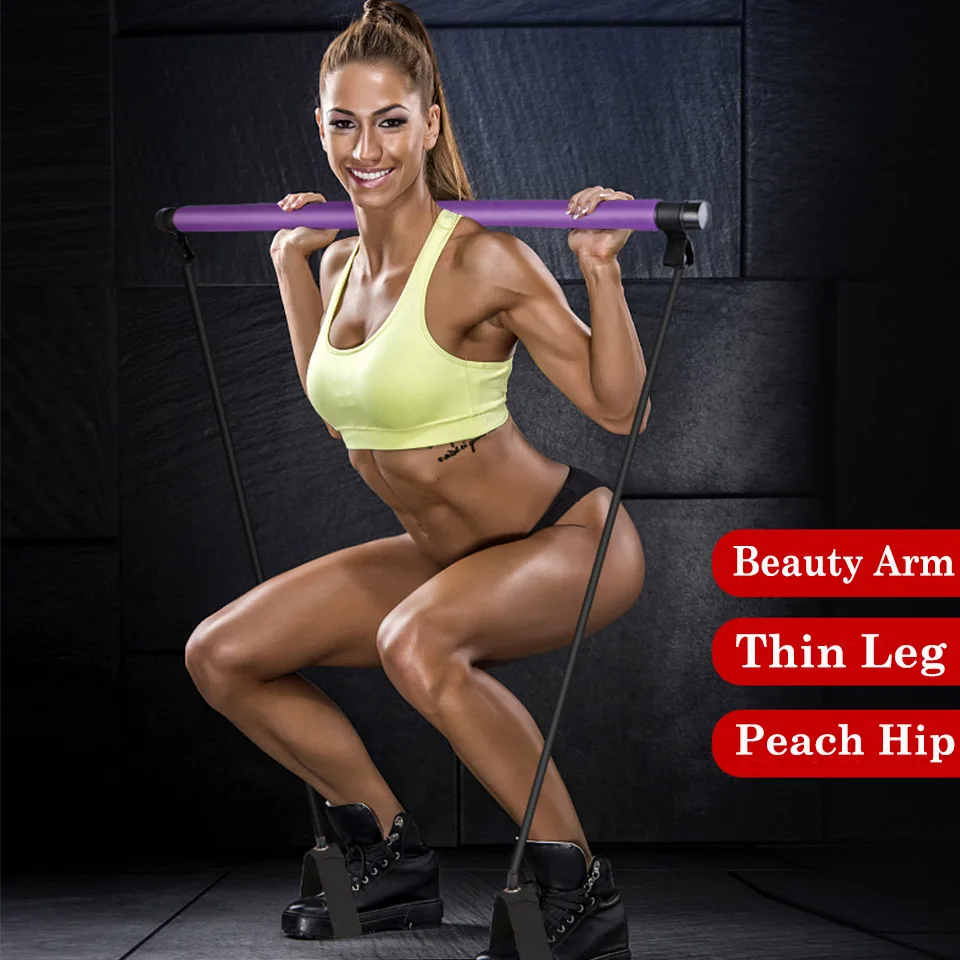 WolFAce Pilates Exercise Stick Bar Resistance Bands For Home Gym Workout Fitness Equipment Yoga Exercise Stick Bar Stretching
WolFAce Pilates Exercise Stick Bar Resistance Bands For Home Gym Workout Fitness Equipment Yoga Exercise Stick Bar Stretching