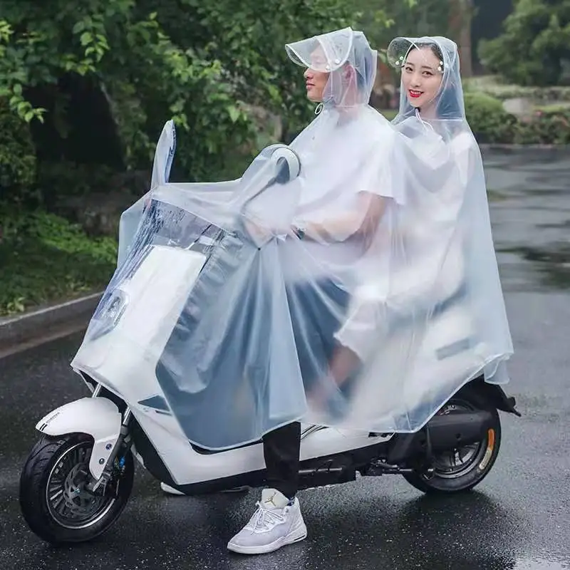 Raincoat Fashion Transparent One-Piece PVC Raincoat Adult Motorcycle Bicycle Poncho High Quality Rain Waterproof Men Women plus
Raincoat Fashion Transparent One-Piece PVC Raincoat Adult Motorcycle Bicycle Poncho High Quality Rain Waterproof Men Women plus