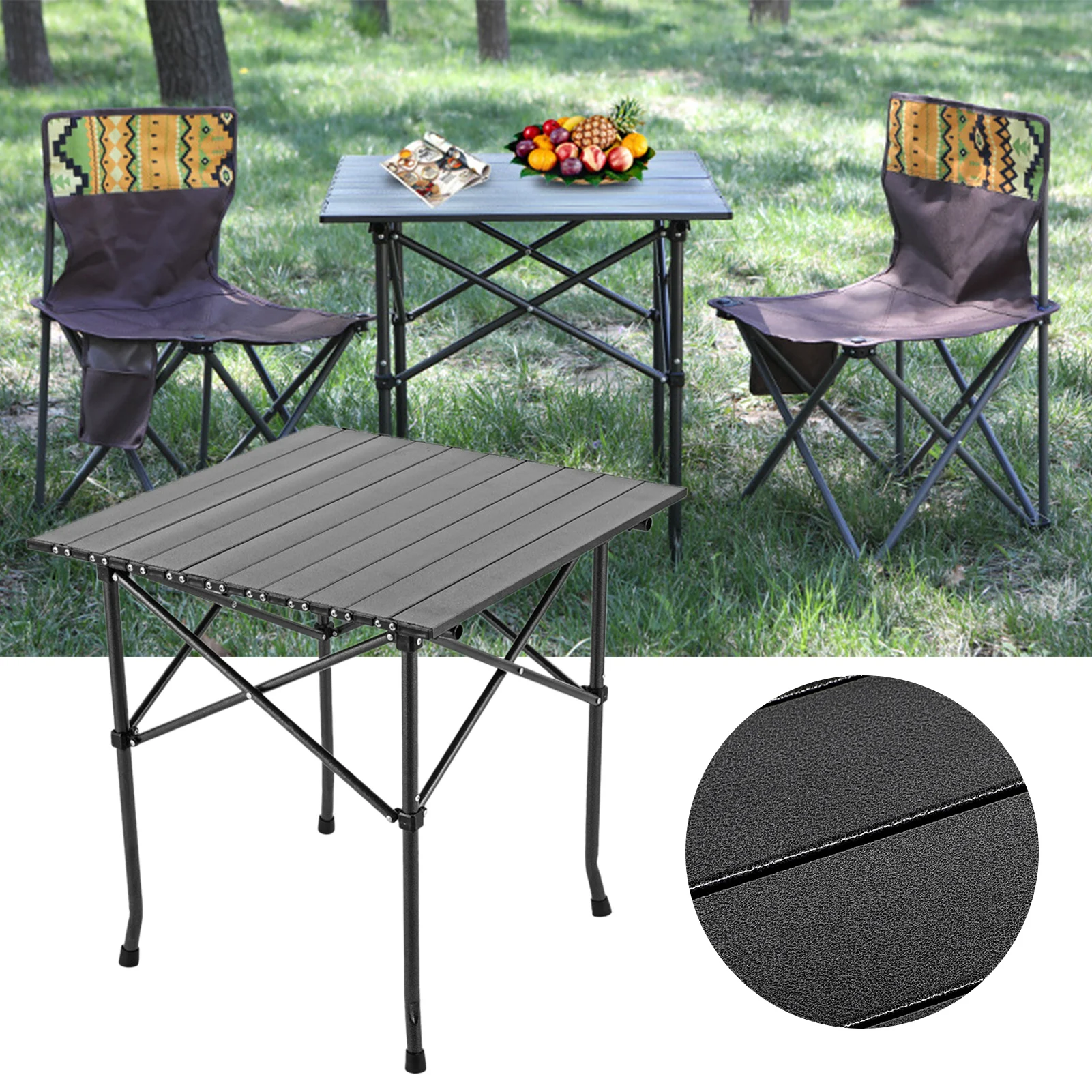 58x58x57cm Outdoor Folding Table Chair Camping Aluminium Alloy Picnic Table Waterproof Durable Folding Table Desk
58x58x57cm Outdoor Folding Table Chair Camping Aluminium Alloy Picnic Table Waterproof Durable Folding Table Desk