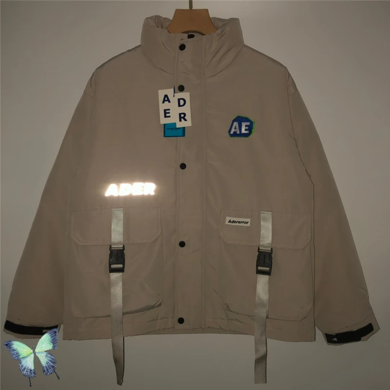 3M Reflective Men Women Multi-pocket Chest Leather Fabric ADER ERROR Reflective Jacket Down Coats
3M Reflective Men Women Multi-pocket Chest Leather Fabric ADER ERROR Reflective Jacket Down Coats