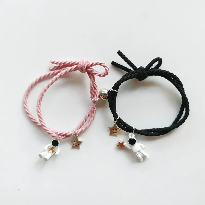 2021 New Magnet Couple Bracelet Star Astronaut Bracelet Attractive Fashion Valentine's Day Jewelry Gift 2 Pieces/Set
2021 New Magnet Couple Bracelet Star Astronaut Bracelet Attractive Fashion Valentine's Day Jewelry Gift 2 Pieces/Set