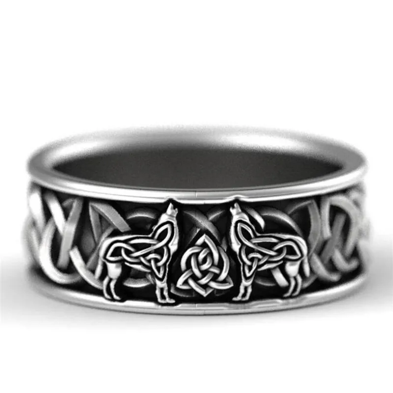 Trendy fashion Timberwolves pattern men's domineering ring Gothic retro pop hip-hop rock locomotive accessories holiday gifts
Trendy fashion Timberwolves pattern men's domineering ring Gothic retro pop hip-hop rock locomotive accessories holiday gifts