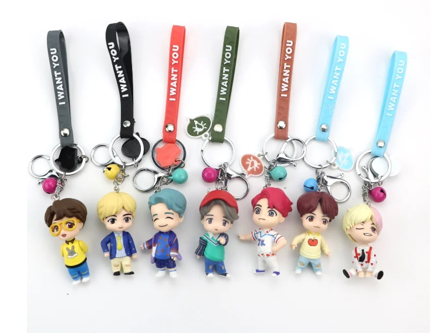 7pcs/Set Bangtan Boys Groups Action Figures Toys Cartoon PVC Keychain KPOP Stars Model Toys B-T-S TOP Group A.R.M.Y Gift
7pcs/Set Bangtan Boys Groups Action Figures Toys Cartoon PVC Keychain KPOP Stars Model Toys B-T-S TOP Group A.R.M.Y Gift