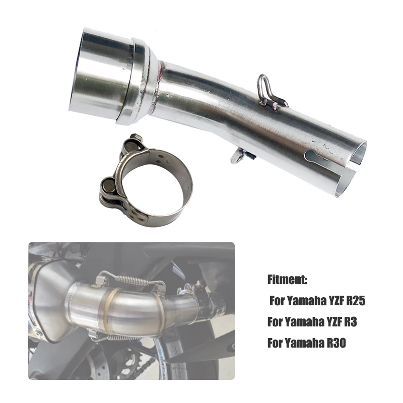For YAMAHA YZF R25 R30 R3 2014-2019 2018 Motorcycle Motorbike Original Factory Exhaust Mid Connecting Link Pipe Adapter Elbow
For YAMAHA YZF R25 R30 R3 2014-2019 2018 Motorcycle Motorbike Original Factory Exhaust Mid Connecting Link Pipe Adapter Elbow