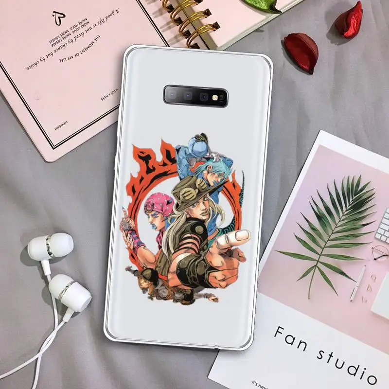 JOJO BIZARRE ADVENTURE OVER HEAVEN Anime Phone Case Transparent For Samsung Galaxy S A 5 7 8 9 2015 20 edge plus 10 e lite 2019 
JOJO BIZARRE ADVENTURE OVER HEAVEN Anime Phone Case Transparent For Samsung Galaxy S A 5 7 8 9 2015 20 edge plus 10 e lite 2019