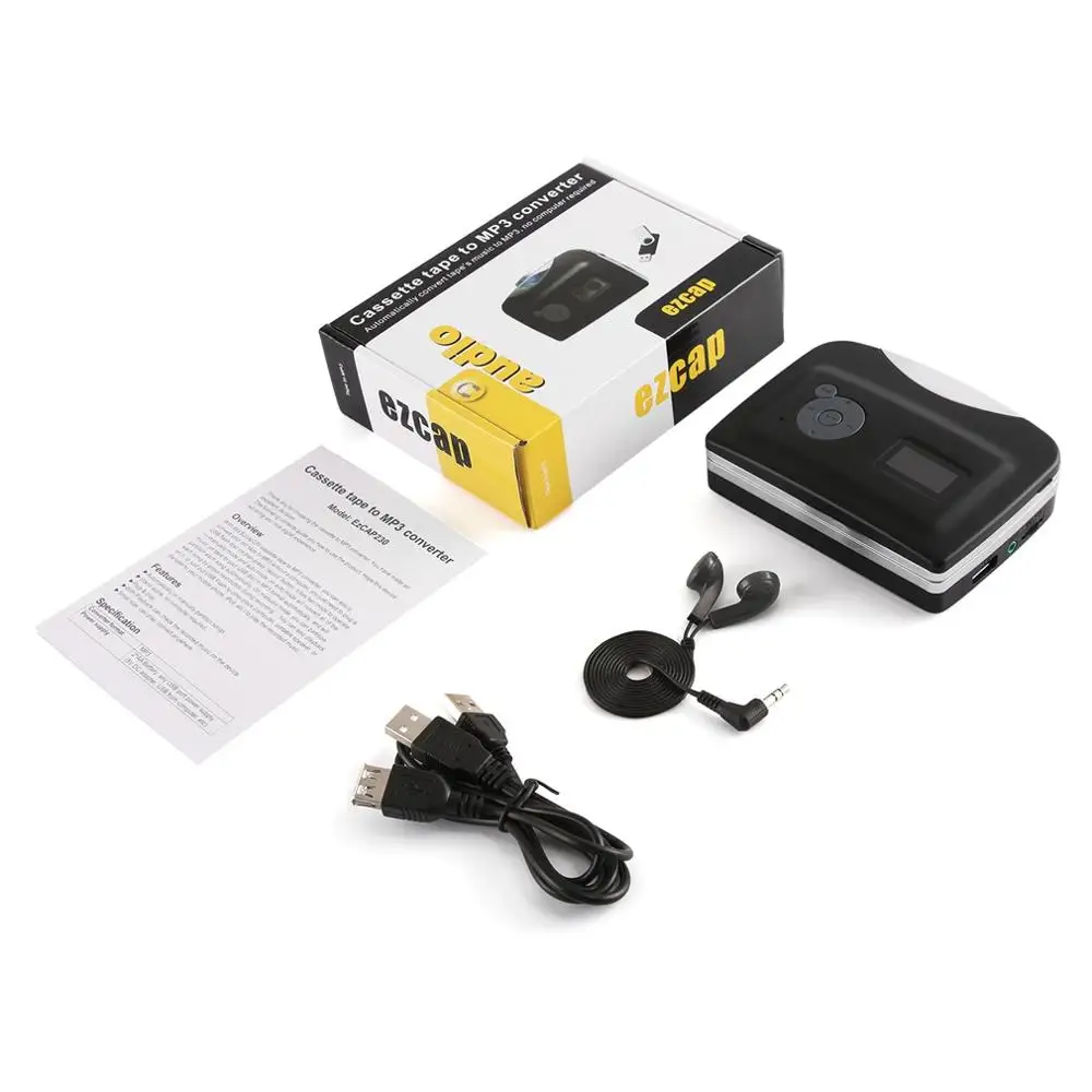 Новый USB преобразователь сигнала кассеты в MP3 музыкальный