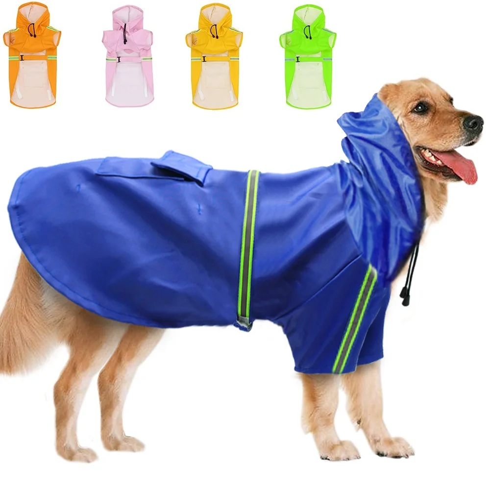 S-5XL Hooded Dog Raincoats Reflective Waterproof Jacket Fashion Outdoor Breathable Puppy Clothes Small Large Dogs Rain Coat
S-5XL Hooded Dog Raincoats Reflective Waterproof Jacket Fashion Outdoor Breathable Puppy Clothes Small Large Dogs Rain Coat