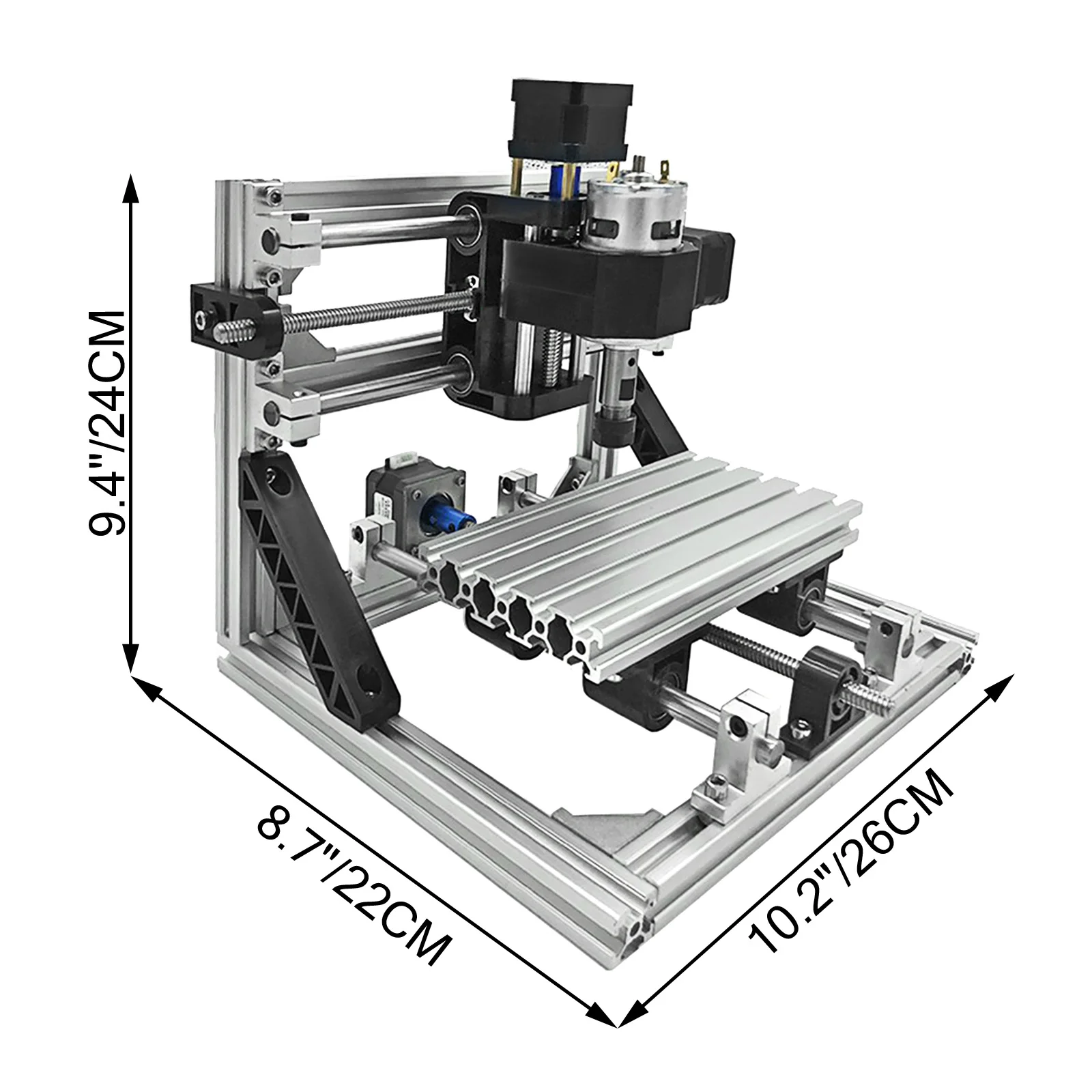 VEVOR 3 Axis 1610 CNC Router Engraver With 500mw Laser Kit Engraving Milling Drilling Cutter Machine Woodworking Machinery DIY
VEVOR 3 Axis 1610 CNC Router Engraver With 500mw Laser Kit Engraving Milling Drilling Cutter Machine Woodworking Machinery DIY