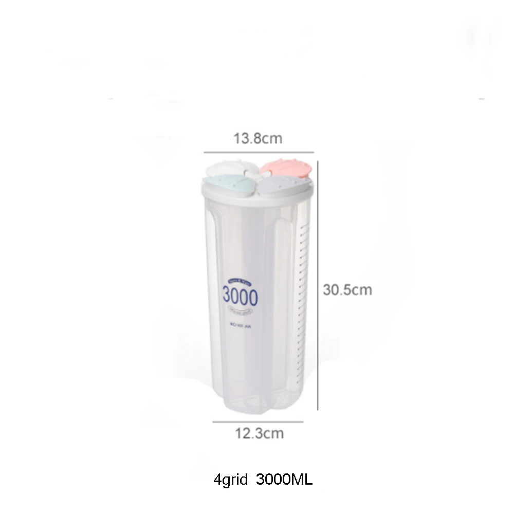 Kitchen Storage Tank Sealed Tank Storage Box Compartment Transparent Box Plastic Food Storage Box Five sizes optional
Kitchen Storage Tank Sealed Tank Storage Box Compartment Transparent Box Plastic Food Storage Box Five sizes optional