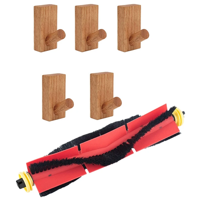 1 Pcs Removable Roller Brush Main Brush & 1 Set Wooden Coat Hooks Wall Mounted,Hat Hanger Towel Rack
1 Pcs Removable Roller Brush Main Brush & 1 Set Wooden Coat Hooks Wall Mounted,Hat Hanger Towel Rack