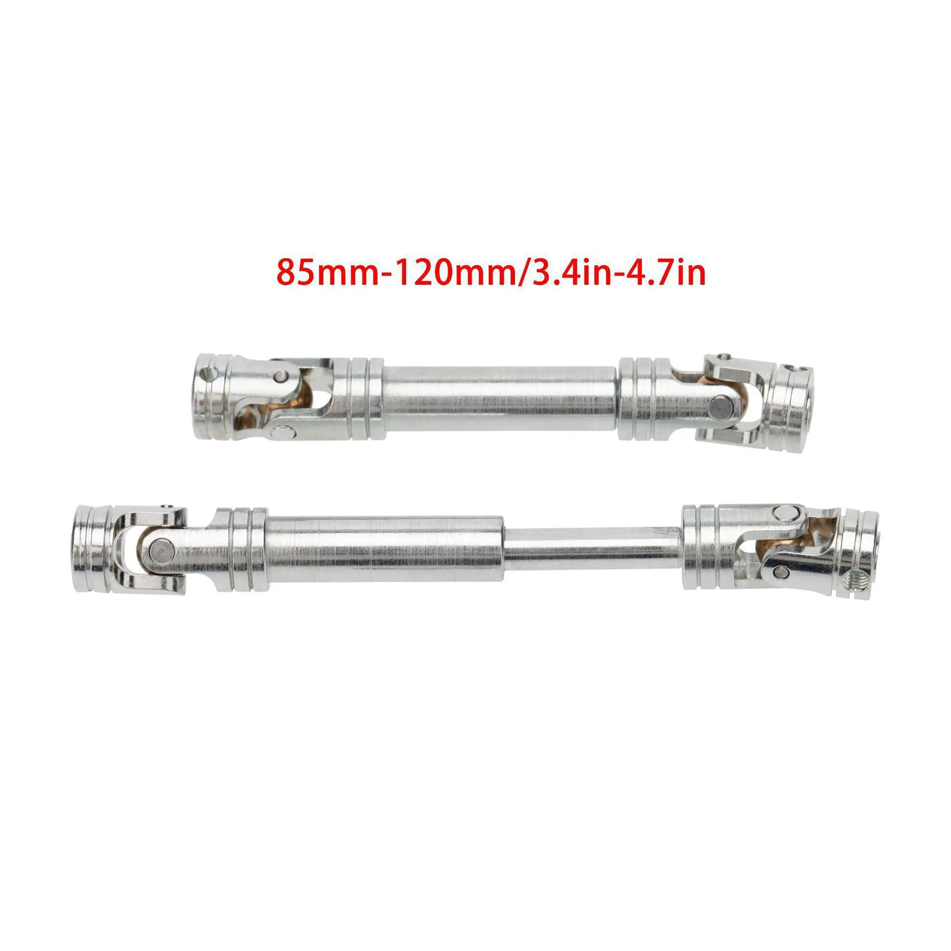 2PCS Hardened Steel Internal Spline Drive Shaft 90-115 100-140mm Universal Joint for 1/10 RC Crawler SCX10 III CAPRA Wraith TRX4
2PCS Hardened Steel Internal Spline Drive Shaft 90-115 100-140mm Universal Joint for 1/10 RC Crawler SCX10 III CAPRA Wraith TRX4