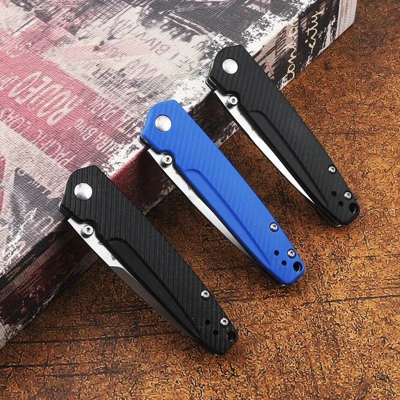 Three styles 485 Folding knife M390 blade nylon fiber/G10 handle camping survival fishing hunting tactical EDC tool 60HRC
Three styles 485 Folding knife M390 blade nylon fiber/G10 handle camping survival fishing hunting tactical EDC tool 60HRC