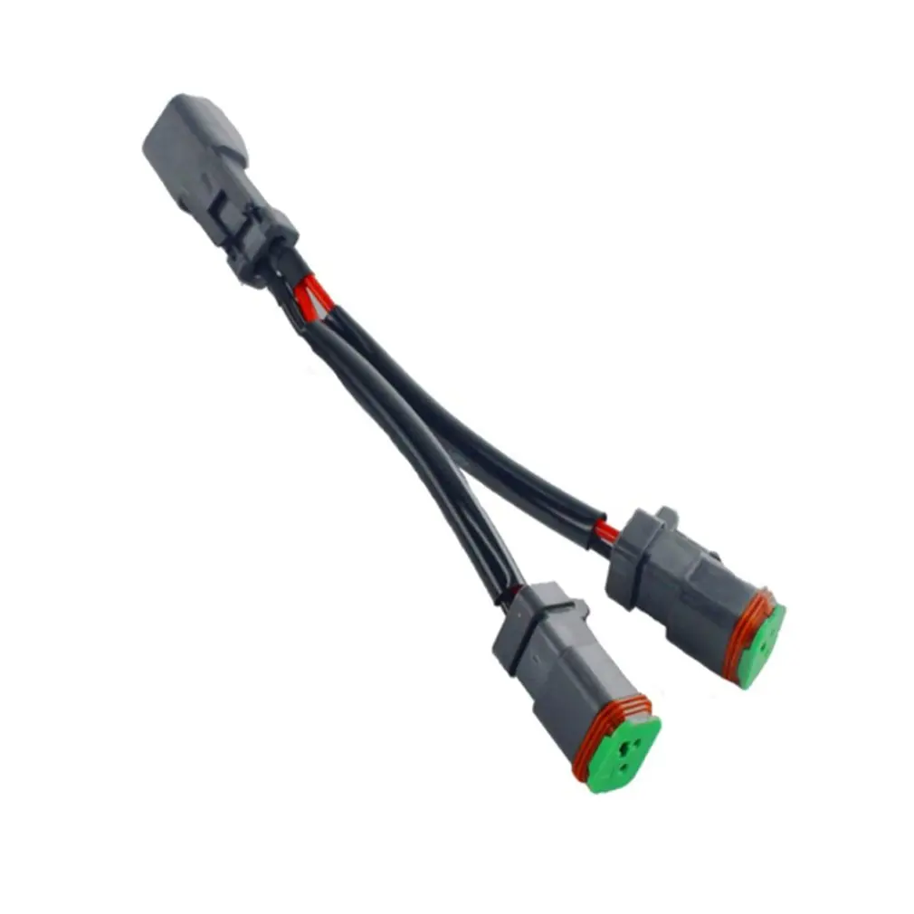 Y-Shape Dual Outputs Deutsch DT DTP Adapters Connectors Splitters Compatible With LED Pod Lights LED Light Bar Work Lamps
Y-Shape Dual Outputs Deutsch DT DTP Adapters Connectors Splitters Compatible With LED Pod Lights LED Light Bar Work Lamps