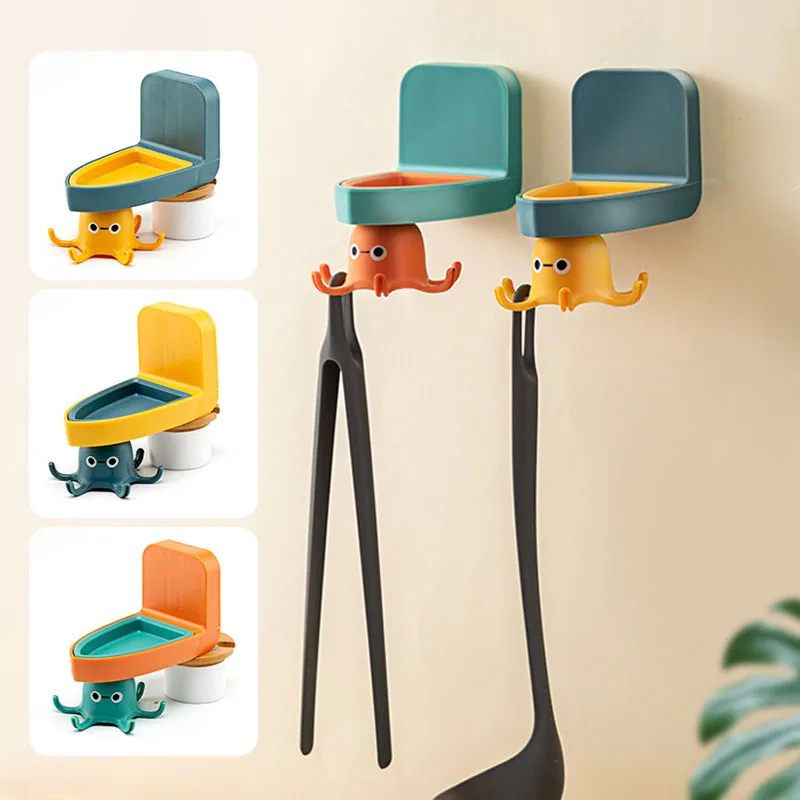 360° Octopus Rotatable Hook Bathroom Storage 6-Hooks Cute Wall Shelf Sticky Hook Kitchen Organizer Kitchenware Storage Rack
360° Octopus Rotatable Hook Bathroom Storage 6-Hooks Cute Wall Shelf Sticky Hook Kitchen Organizer Kitchenware Storage Rack