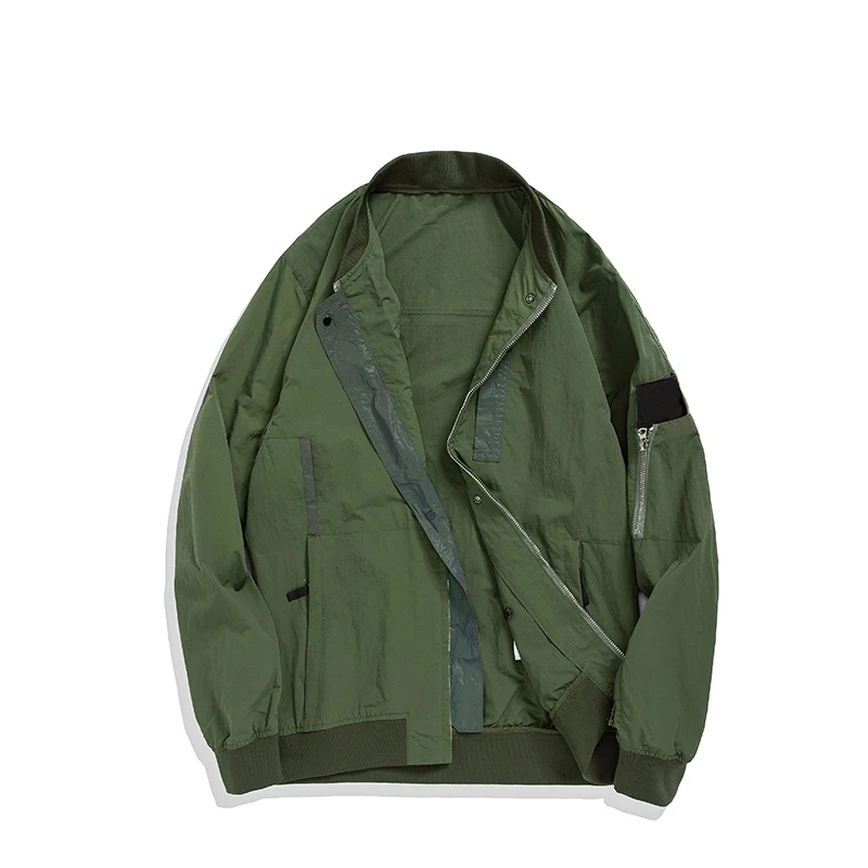 Spring and autumn men's reflective casual jacket high quality fashion compass brand jacket with reflective material on the back
Spring and autumn men's reflective casual jacket high quality fashion compass brand jacket with reflective material on the back