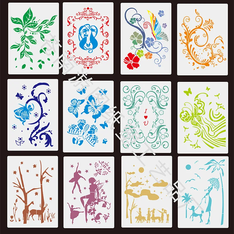 New Animal and Plant Painting Stencils Pet Hollow Templates Diy Photo Albums Hand-written Newspaper Drawing Craft Mold Wholesale
New Animal and Plant Painting Stencils Pet Hollow Templates Diy Photo Albums Hand-written Newspaper Drawing Craft Mold Wholesale