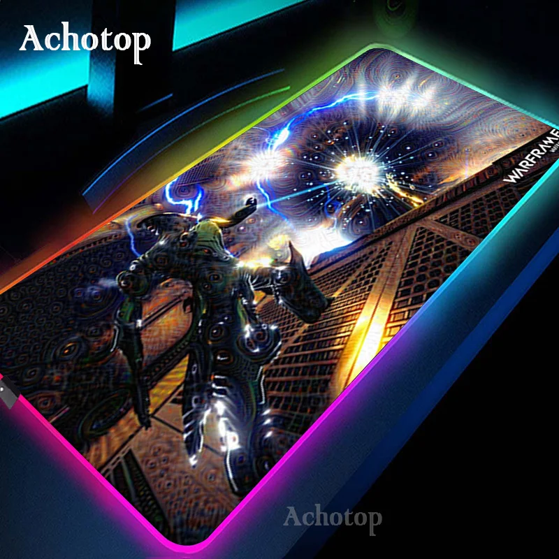 Warframe logo Colorful Luminous RGB Gaming Mouse Mat Lager gaming mouse pad Keyboard Laptop PC notebook desk mat Csgo Dota Pad
Warframe logo Colorful Luminous RGB Gaming Mouse Mat Lager gaming mouse pad Keyboard Laptop PC notebook desk mat Csgo Dota Pad